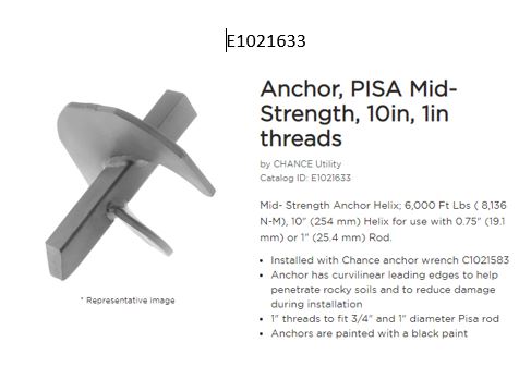 Anchor 10in Midstrength